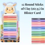 12 Round Sticks of Clay (165 g.) - Blister Card - Image 3