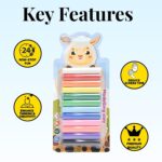 12 Round Sticks of Clay (165 g.) - Blister Card - Image 4