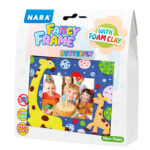 NARA Fancy Frame – DIY Kit with 5 Foam Clay Colours & Photo Frame. Easy, Creative Fun for Kids Ages 3+. Perfect for Modelling Clay Activities, Gifts & Imaginative Play - Image 3