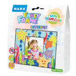 NARA Fancy Frame – DIY Kit with 5 Foam Clay Colours & Photo Frame. Easy, Creative Fun for Kids Ages 3+. Perfect for Modelling Clay Activities, Gifts & Imaginative Play - Image 4