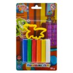Kiddy Clay Modelling & Sculpting (25g.) & Shape Maker in Blister Card, Colourful Reusable DIY Soft, Creative Art Skill & Crafts, Ideal Gift for Kids - Sticks of Clay & Blister Card - Image 2