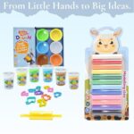 Kiddy Clay Combo Pack of 3 – Color Dough Set with 6 Tubs - Image 3