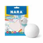 NARA 50g. White Color Light Clay, Air-Dry Modeling Clay for Kids, Artists & DIY Crafts – Soft, Lightweight, Easy to Mold, Ideal for Sculpting & Creative Projects - 50 g.