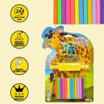 12 Modelling & Sculpting Clay with 2 Cutter & 1 Roller (100 g.) - Image 2