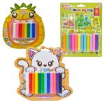 Modelling & Sculpting Clay Set for Soft & Slim Clay - Multicolor - Non-Sticky Material – Ideal for Arts, Crafts, and School Projects - Pack of 3 (200g, 150g & 100g)