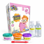 NARA Little Labz Make Your Own Slime DIY Kit for Kids, Mud Slime Making Kit, Safe Non-Toxic Sensory Play Gift, Includes Activator, Flour, Pigment, Glitter, Scent & Tool, Ages 8+ - Image 3