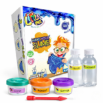 NARA Little Labz Make Your Own Slime DIY Kit for Kids, Mud Slime Making Kit, Safe Non-Toxic Sensory Play Gift, Includes Activator, Flour, Pigment, Glitter, Scent & Tool, Ages 8+ - Image 2